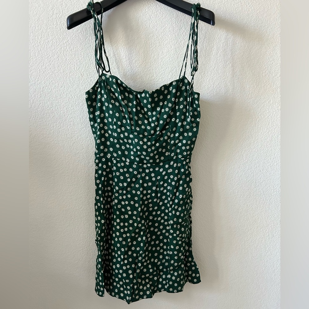 Reformation Crepe Ditsy Floral Mini Dress